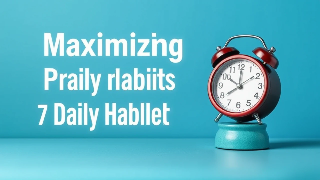 Maximizing Productivity: 7 Daily Habits of Triumphant Individuals