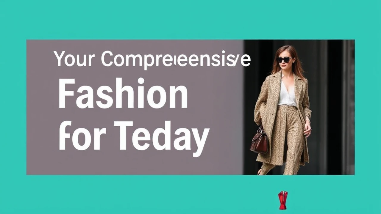 Your Comprehensive Handbook to Fashion Trends for Today's Woman