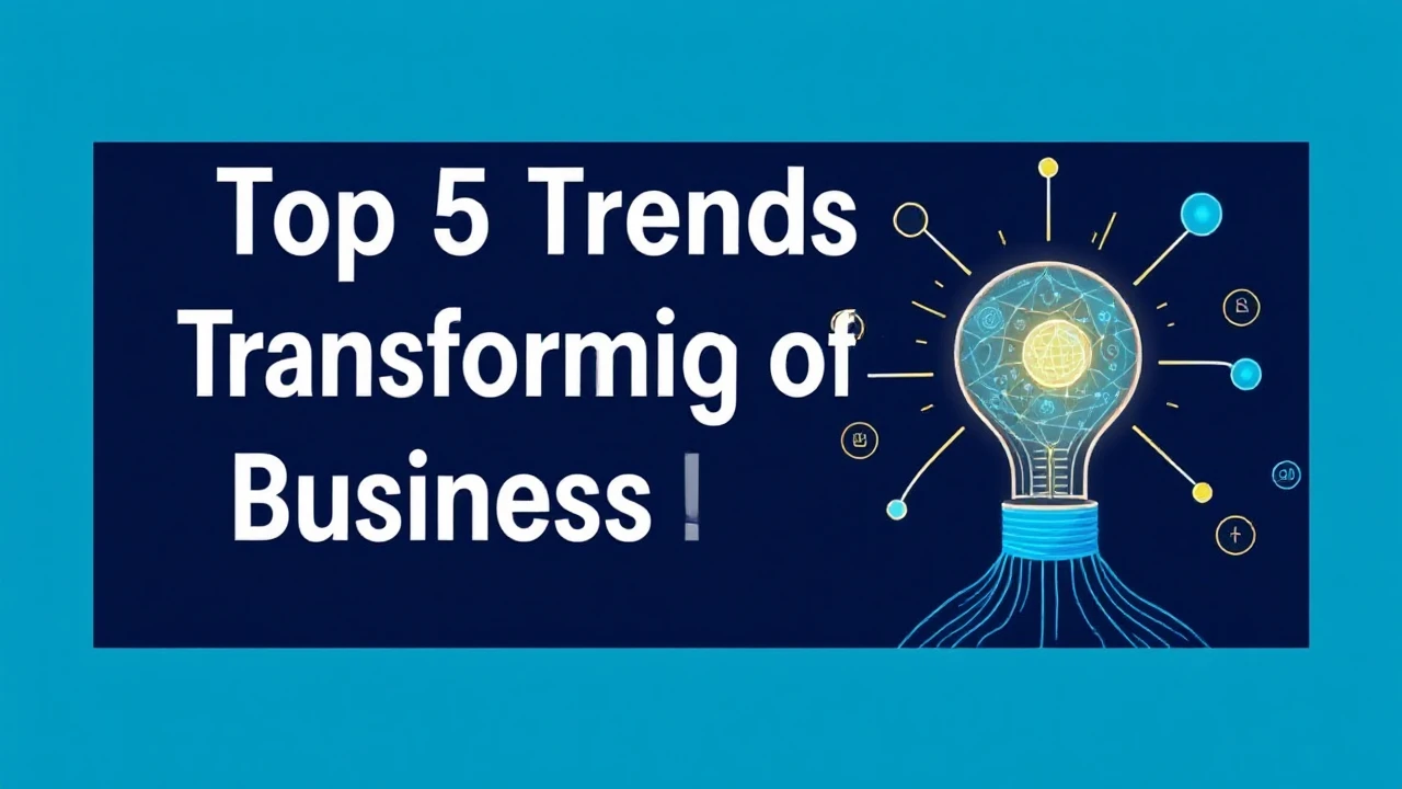 Unveiling the Top 5 Trends Transforming the Future of Business Innovation