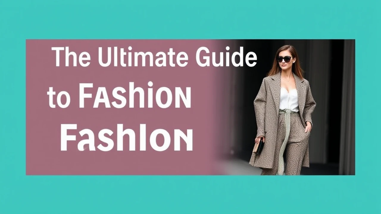 The Ultimate Guide to Fashion Trends for Contemporary Females