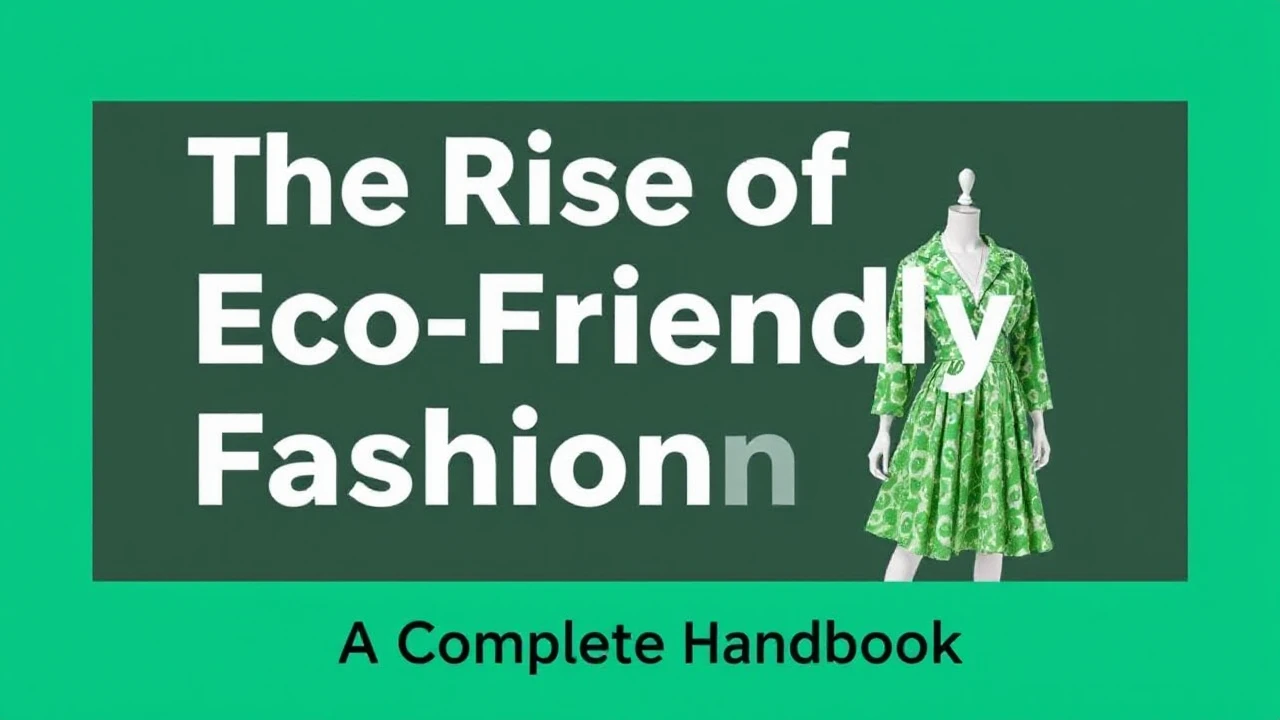 The Rise of Eco-Friendly Fashion: A Complete Handbook