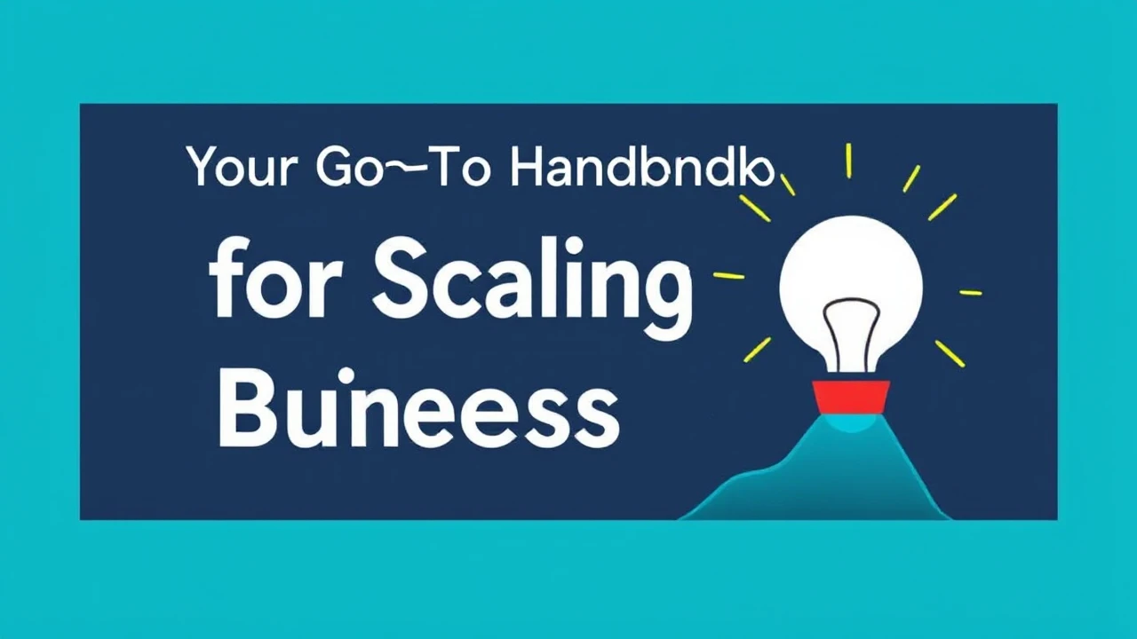 Your Go-To Handbook for Scaling Your Business Successfully