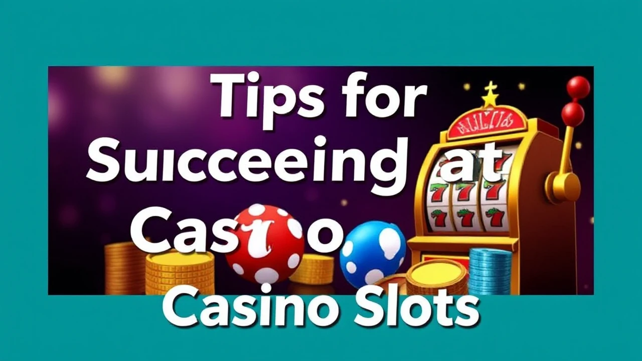Best Tips for Succeeding at Casino Slots