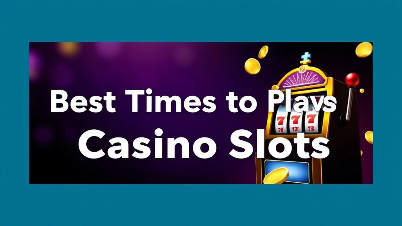 Get Lucky: Best Times to Play Casino Slots