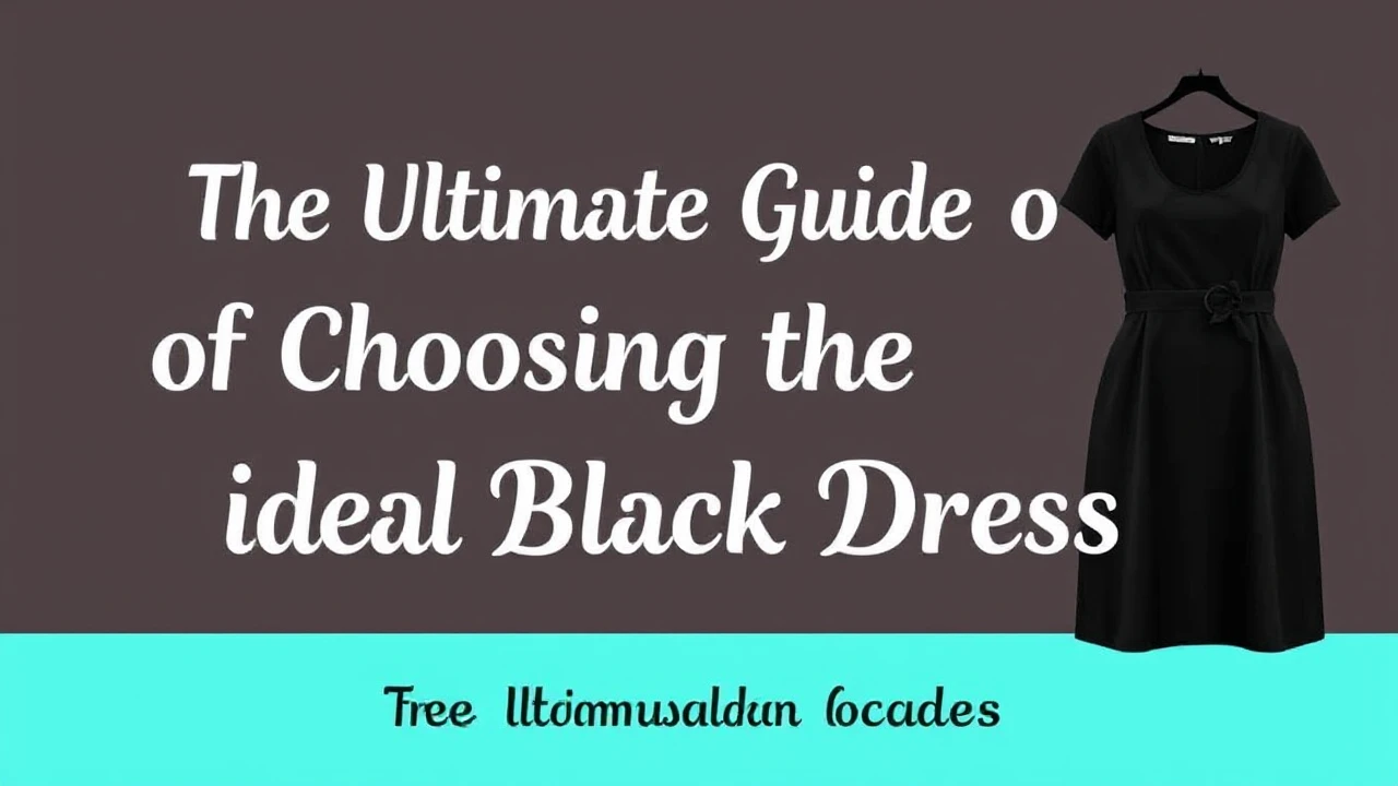 The Ultimate Guide of Choosing the Ideal Little Black Dress