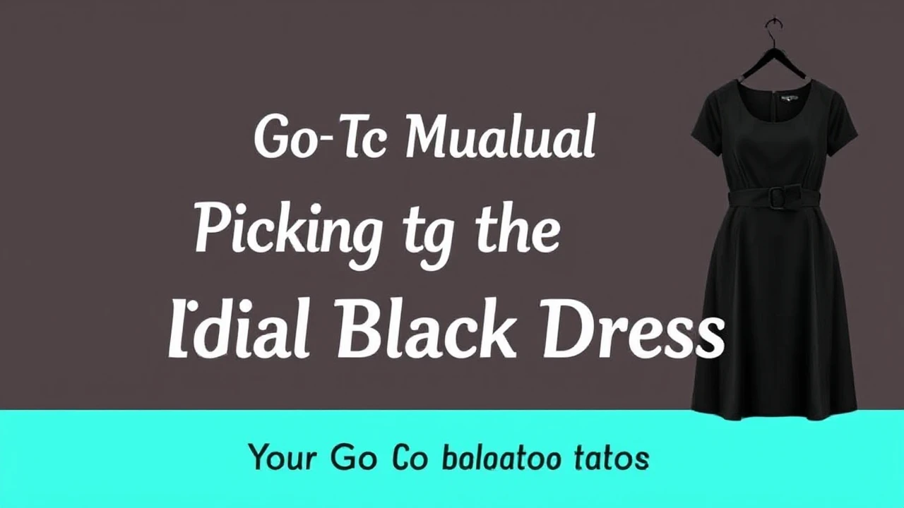 Your Go-To Manual of Picking the Ideal Little Black Dress