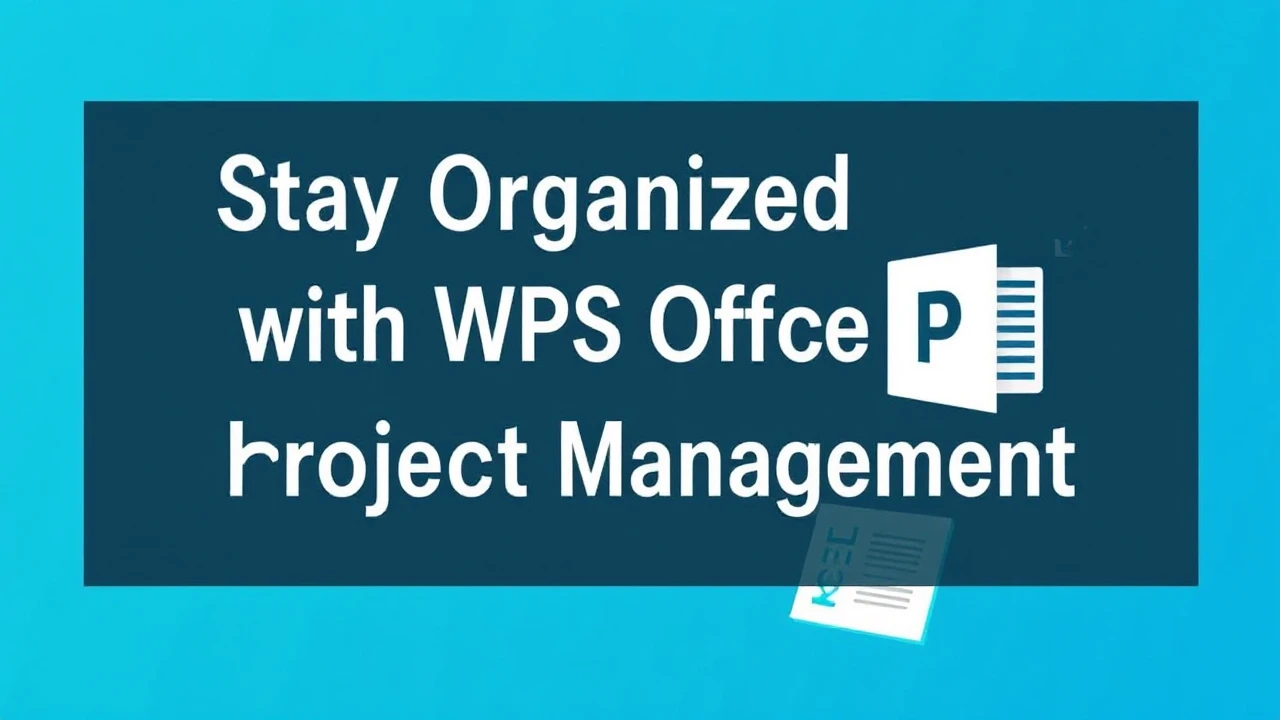 Stay Organized with WPS Office for Project Management