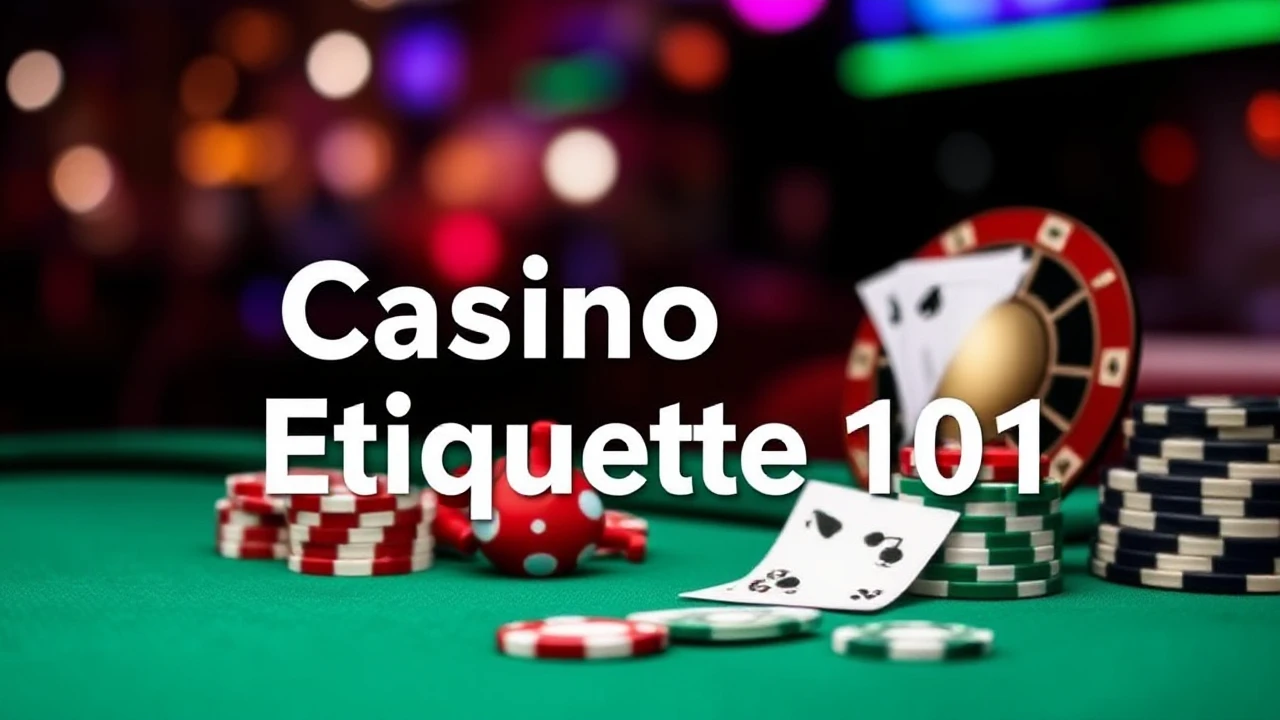 Mastering Casino Etiquette 101: Essential Dos and Don'ts for Novice Players