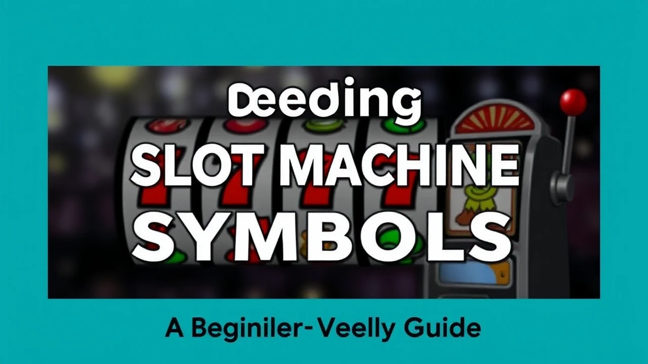 Decoding Slot Machine Symbols: A Beginner-Friendly Guide
