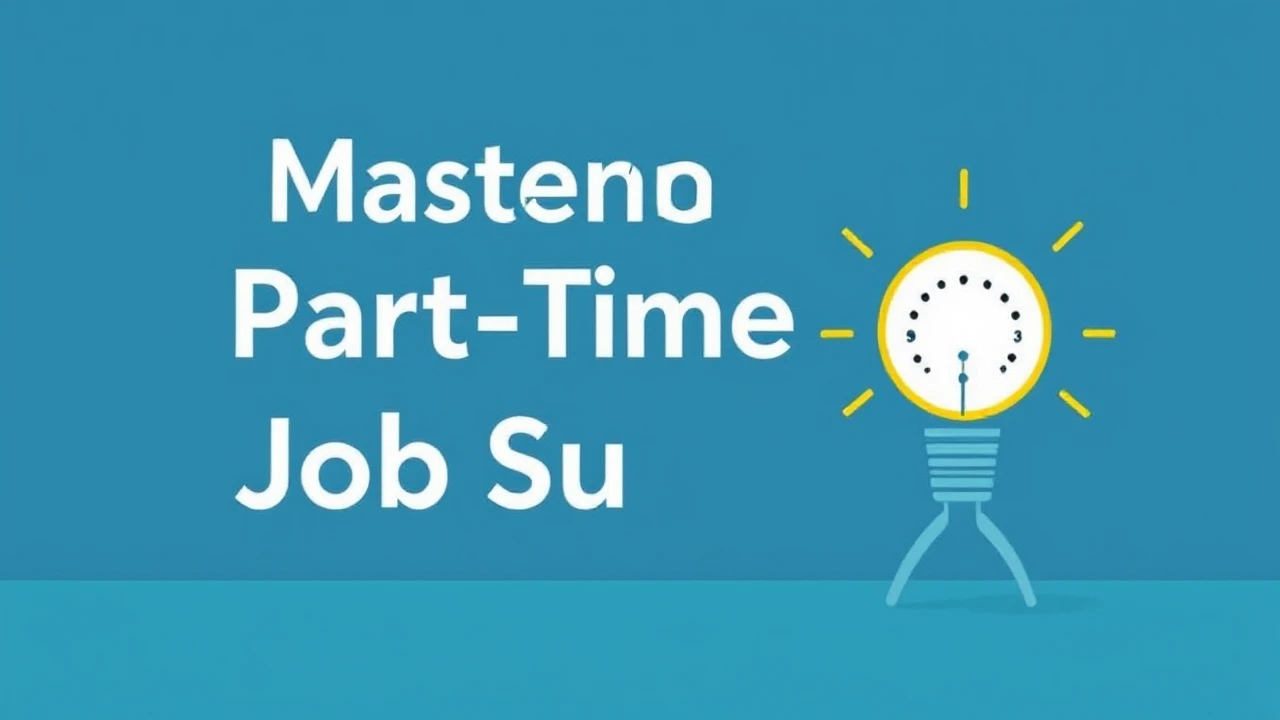 Mastering Part-Time Job Success: Developing a Strong Work-Life Balance