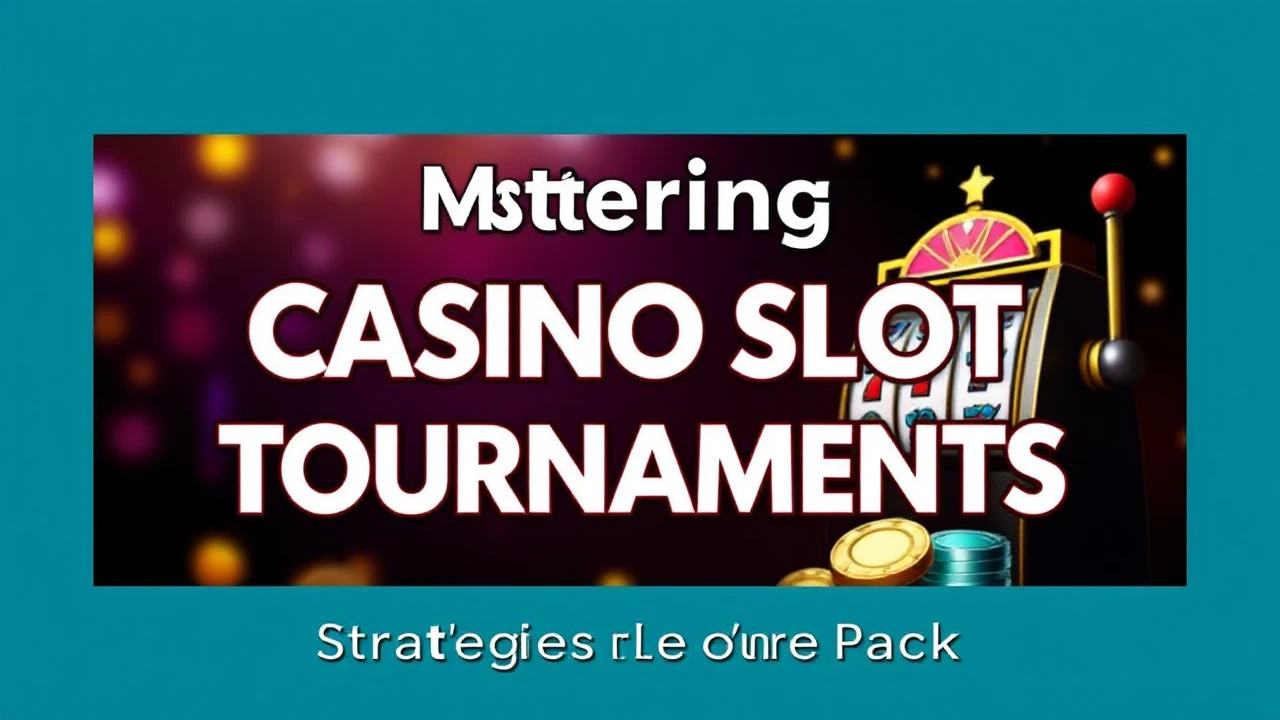 Mastering Casino Slot Tournaments: Strategies to Lead the Pack