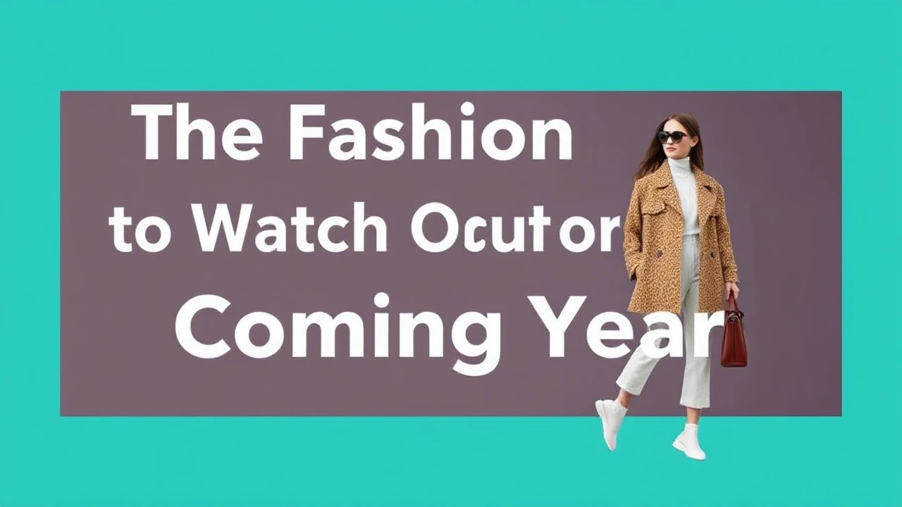The Fashion Trends to Watch Out for in the Coming Year