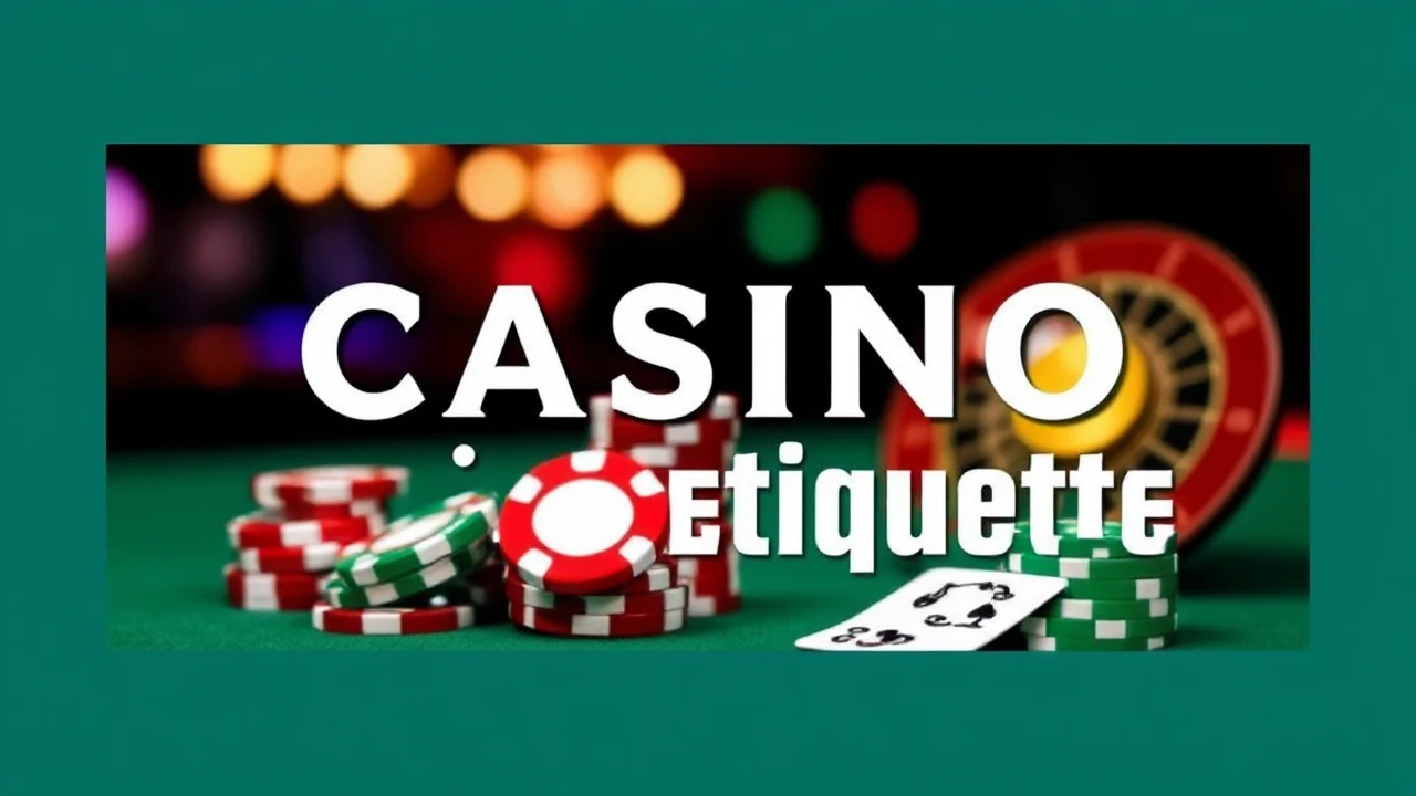 Your Definitive Handbook to Casino Etiquette
