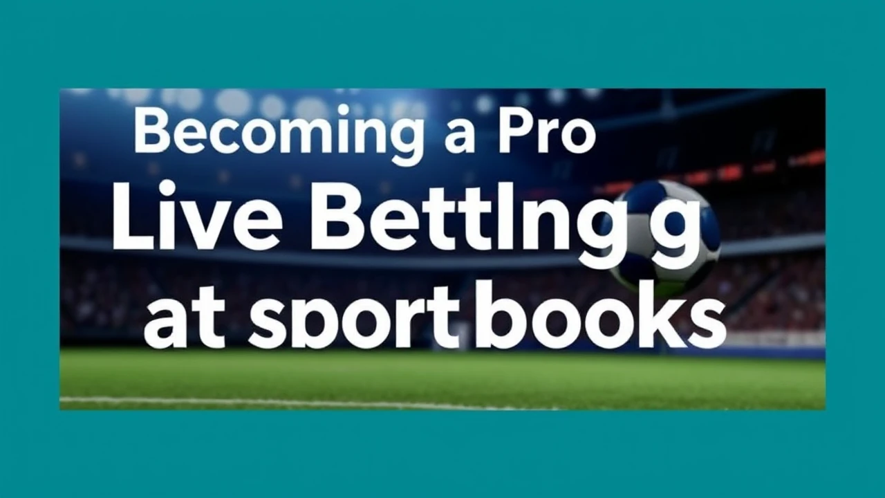 Becoming a Pro Live Betting at Sportsbooks: A Comprehensive Manual to Success