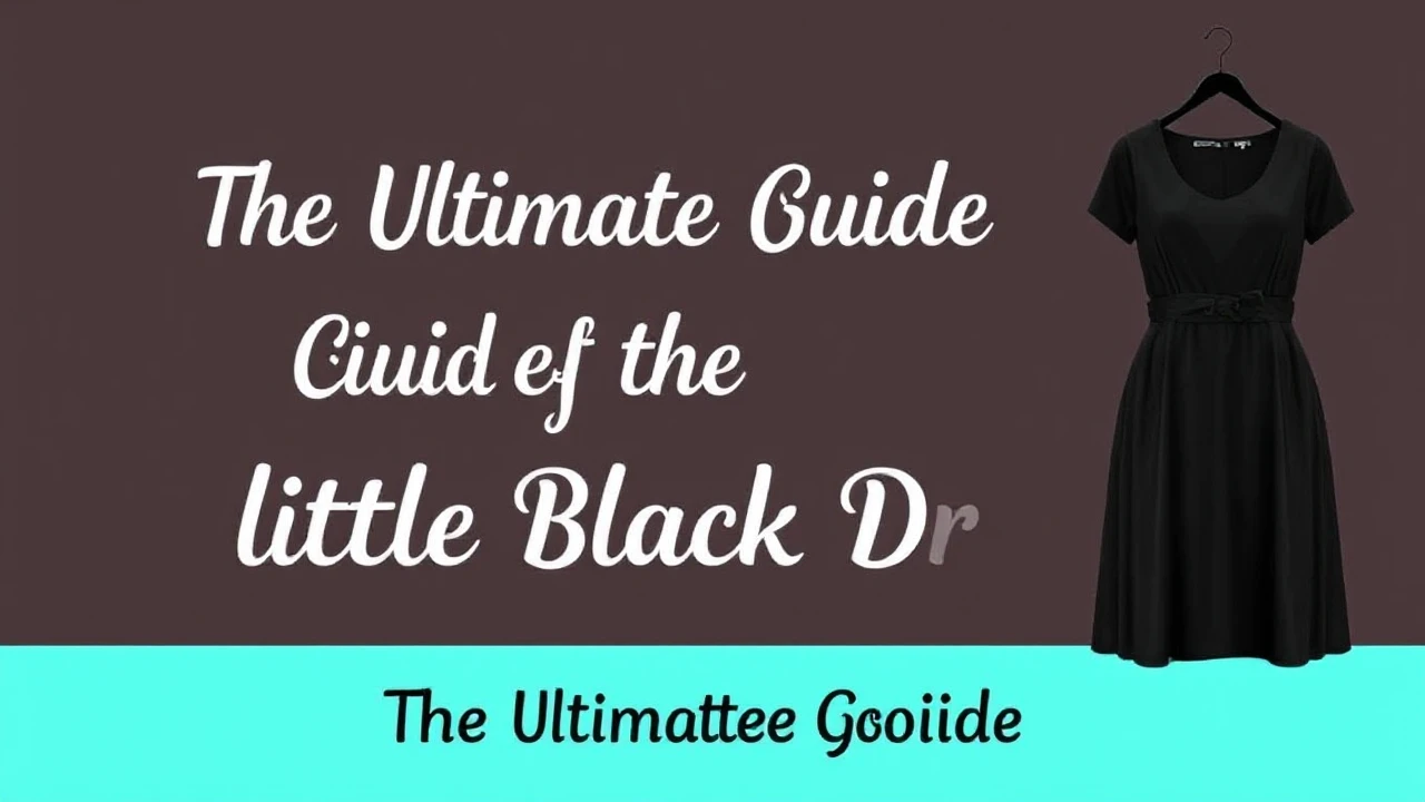The Ultimate Guide of Picking the Ultimate Little Black Dress