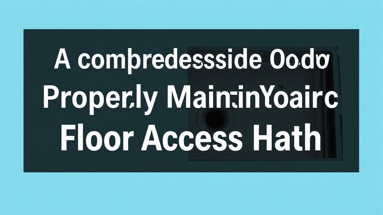 A Comprehensive Guide on How to Properly Maintain Your Floor Access Hatch