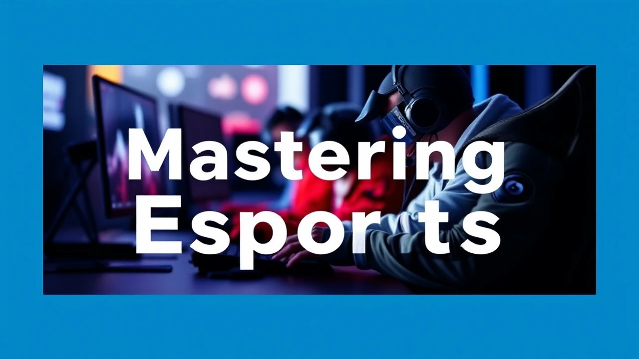 Mastering Esports: A Beginner's Guide to High-Level Gaming