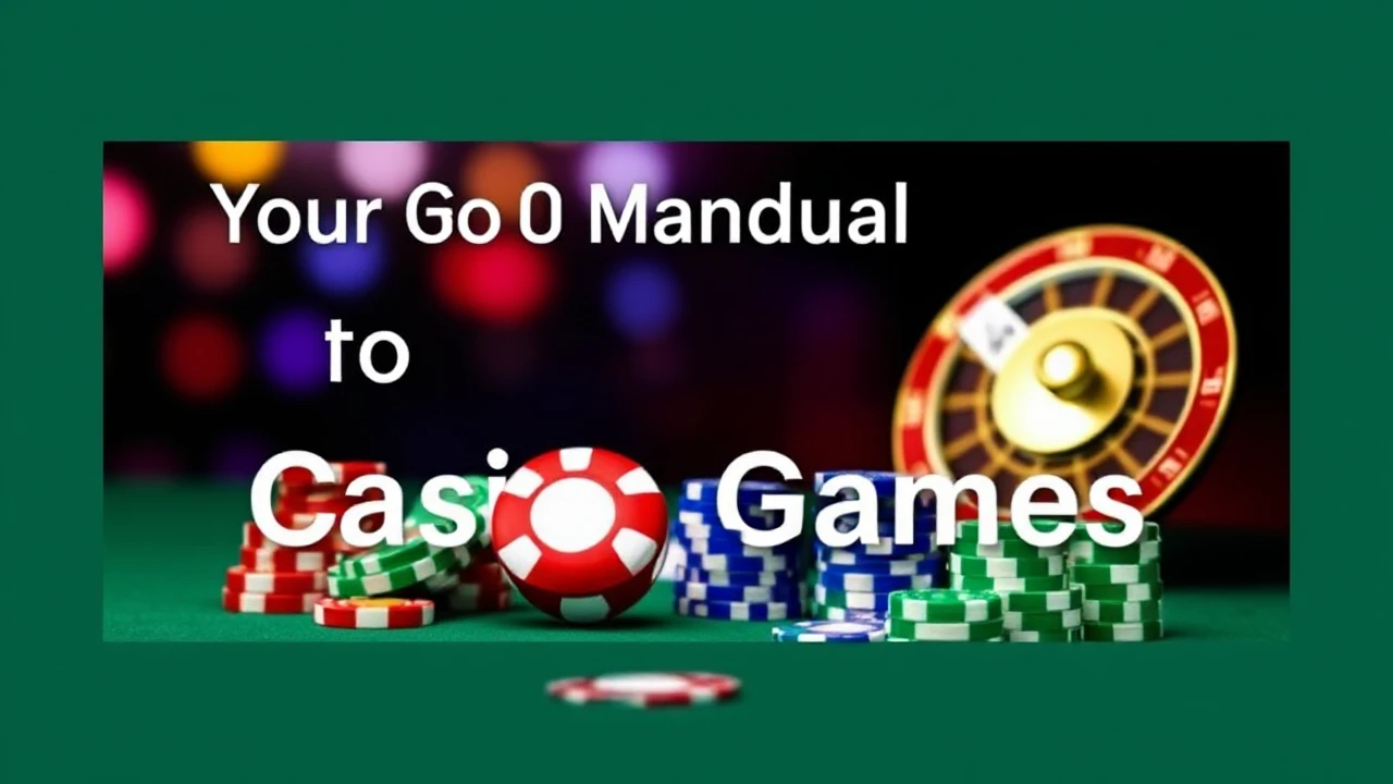 Your Go-To Manual to Playing Casino Games