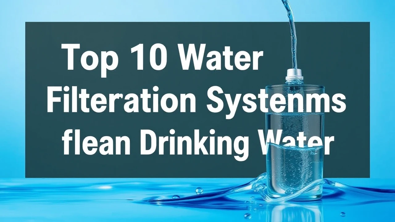 Top 10 Water Filtration Systems for Clean Drinking Water