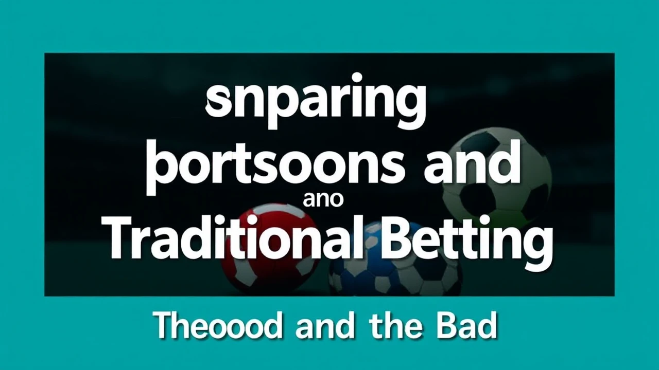 Comparing Sportsbooks and Traditional Betting: The Good and the Bad
