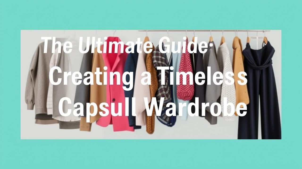 The Ultimate Guide to Creating a Timeless Capsule Wardrobe