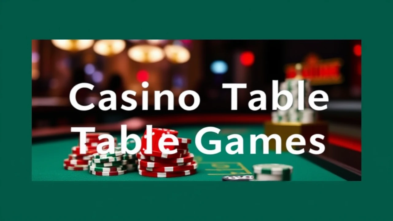 Conquering Casino Table Games: Tips to Stay Ahead
