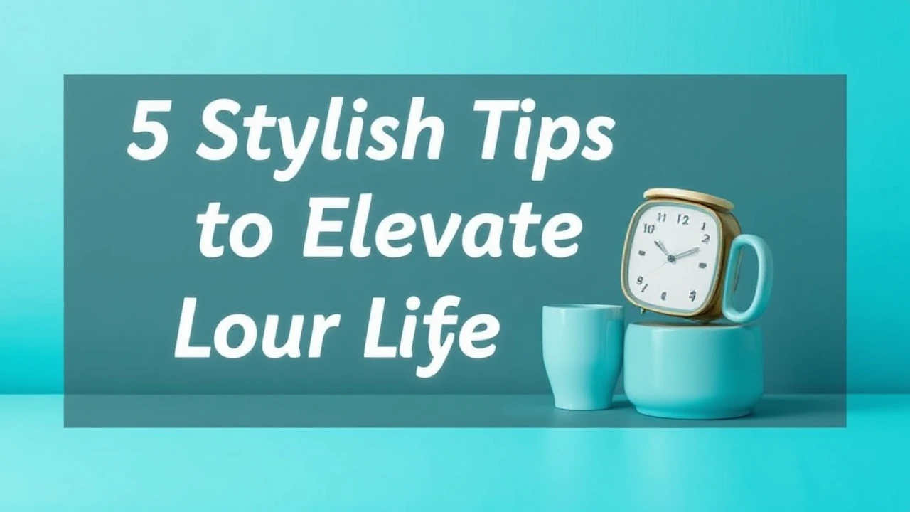 5 Stylish Tips to Elevate Your Lifestyle