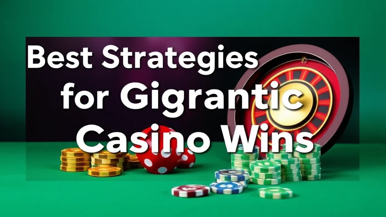 Best Strategies for Gigantic Casino Wins