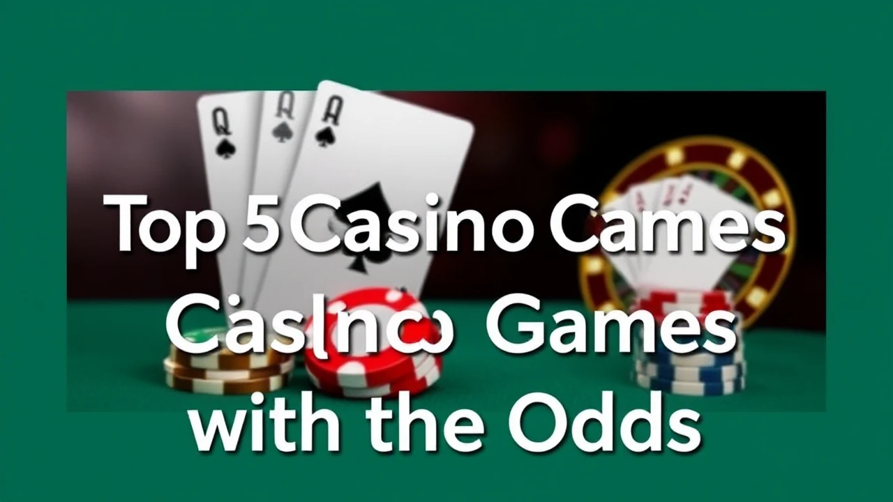 Revealing the Top 5 Casino Games with the Best Odds
