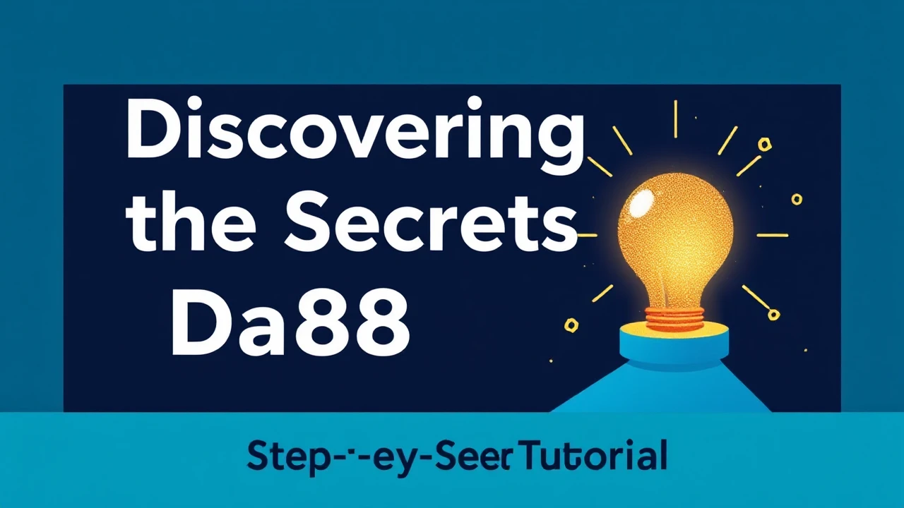 Discovering the Secrets of Da88: A Step-by-Step Tutorial