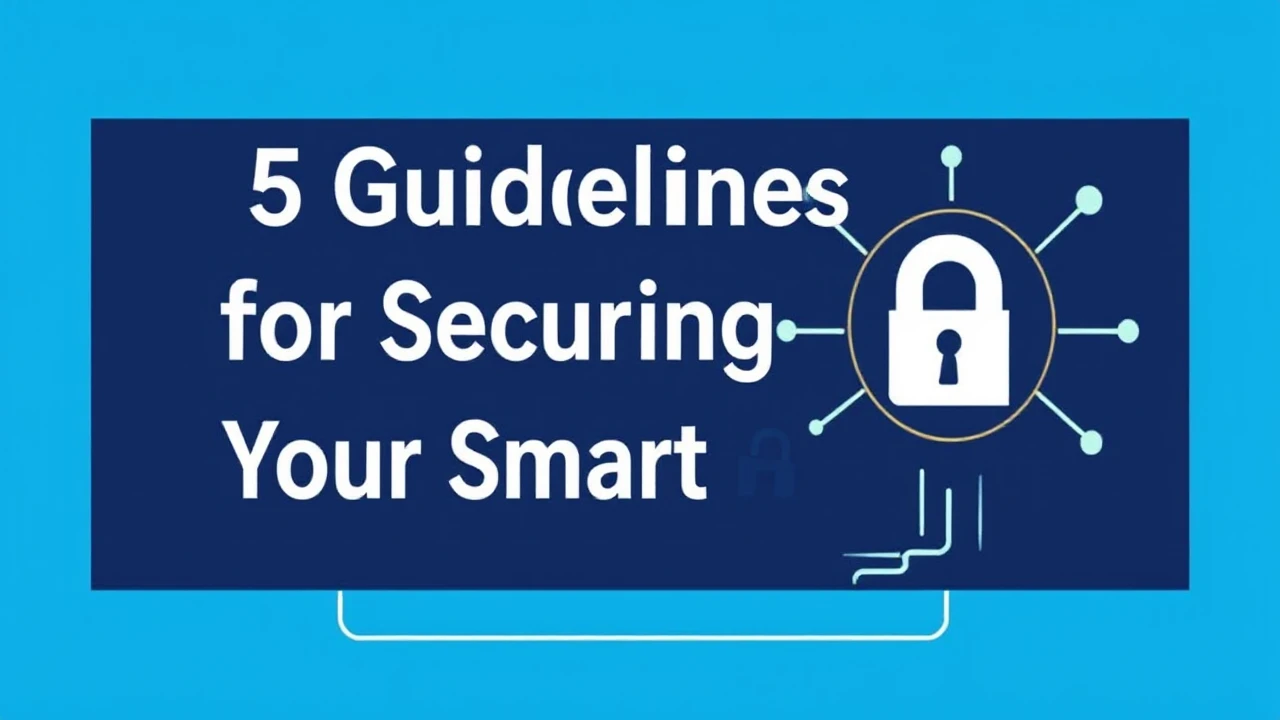 Essential 5 Guidelines for Securing Your Smart Devices