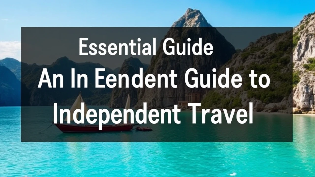 An Essential Guide to Independent Travel: Expert Tips for Venturing into the World Solo