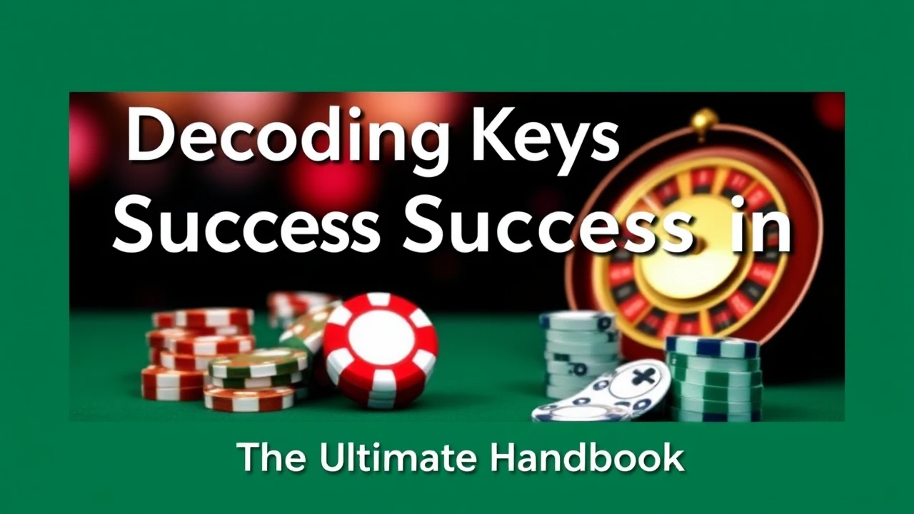 Decoding the Keys to Success in Casinos: The Ultimate Handbook