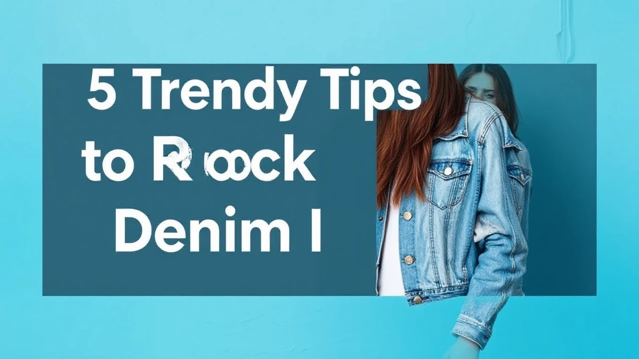 5 Trendy Tips to Rock Denim Jackets During the Current Season: Expert Advice