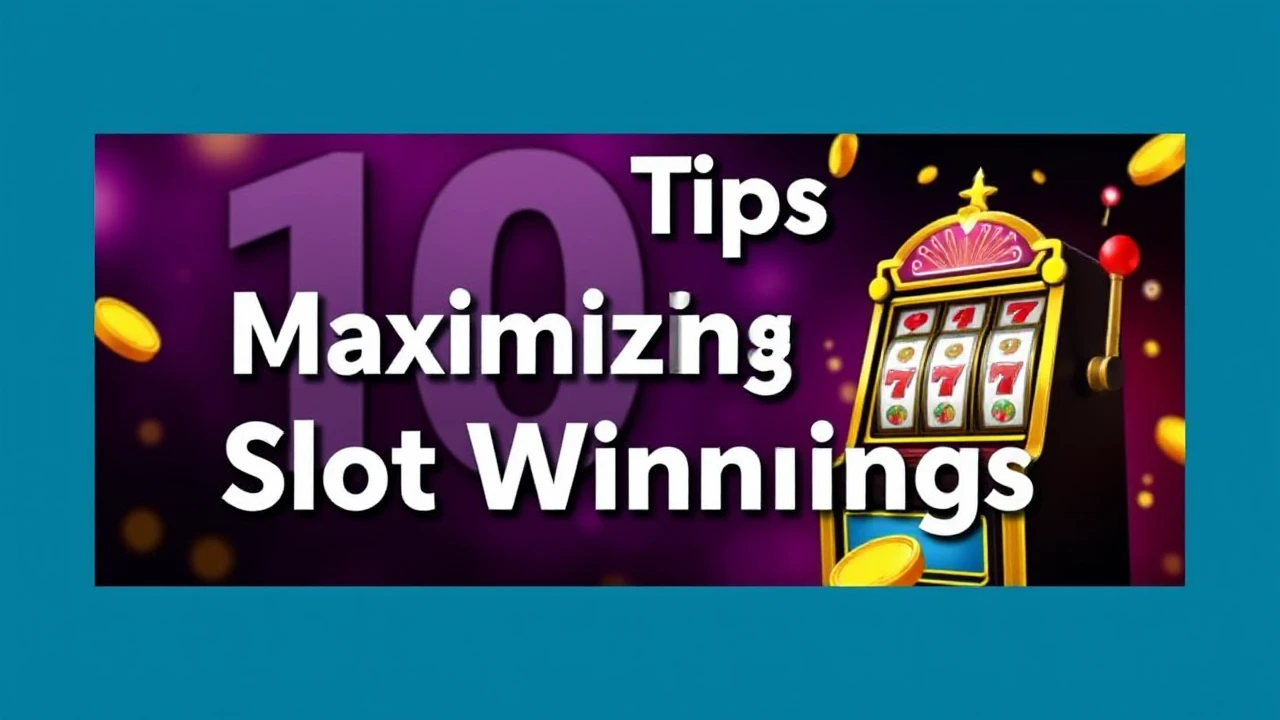 Best 10 Tips for Maximizing Your Slot Winnings