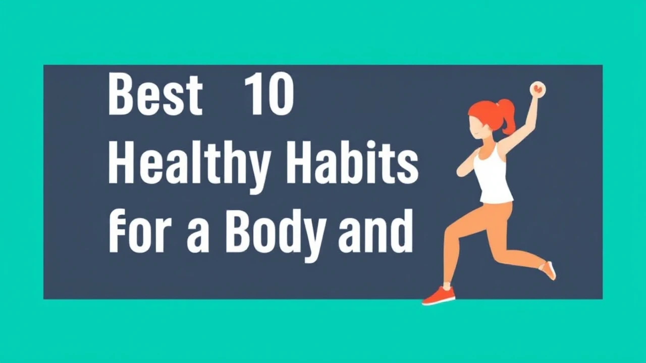 Best 10 Healthy Habits for a Fit Body and Mind
