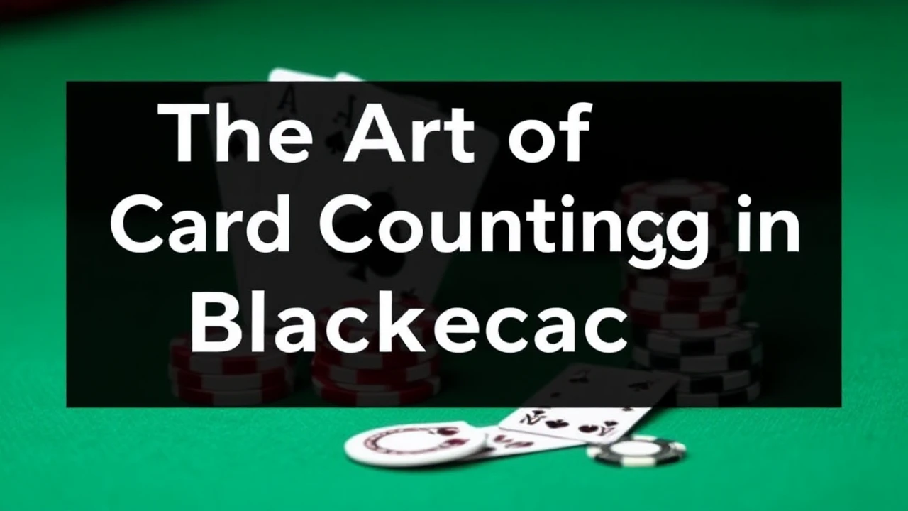 The Art of Card Counting in Blackjack: Strategies and Techniques