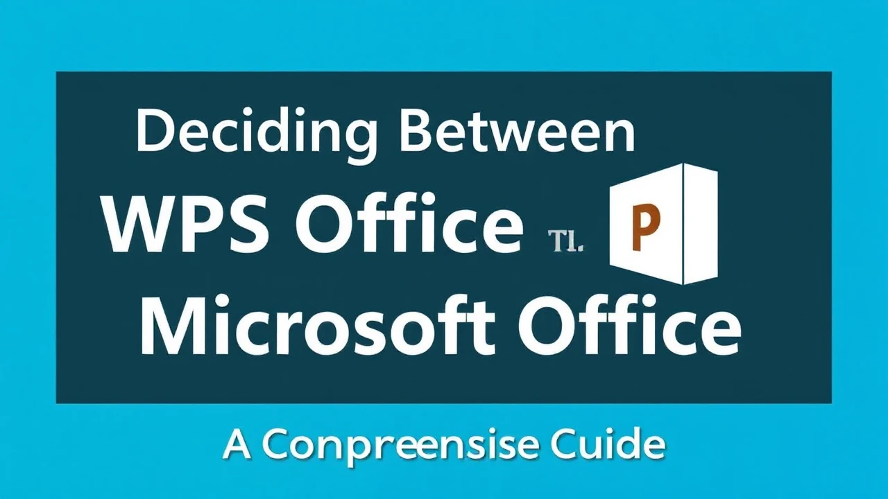 Deciding Between WPS Office and Microsoft Office: A Comprehensive Guide