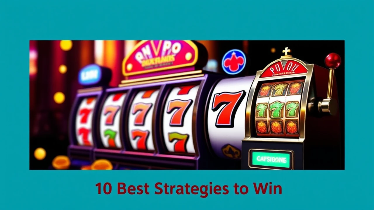 Conquering the Game of Winning Big in Casino Slot Machines: 10 Best Strategies to Win