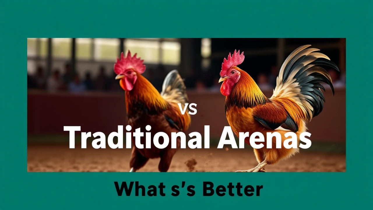FABET Cockfighting vs Traditional Arenas: What’s Better?