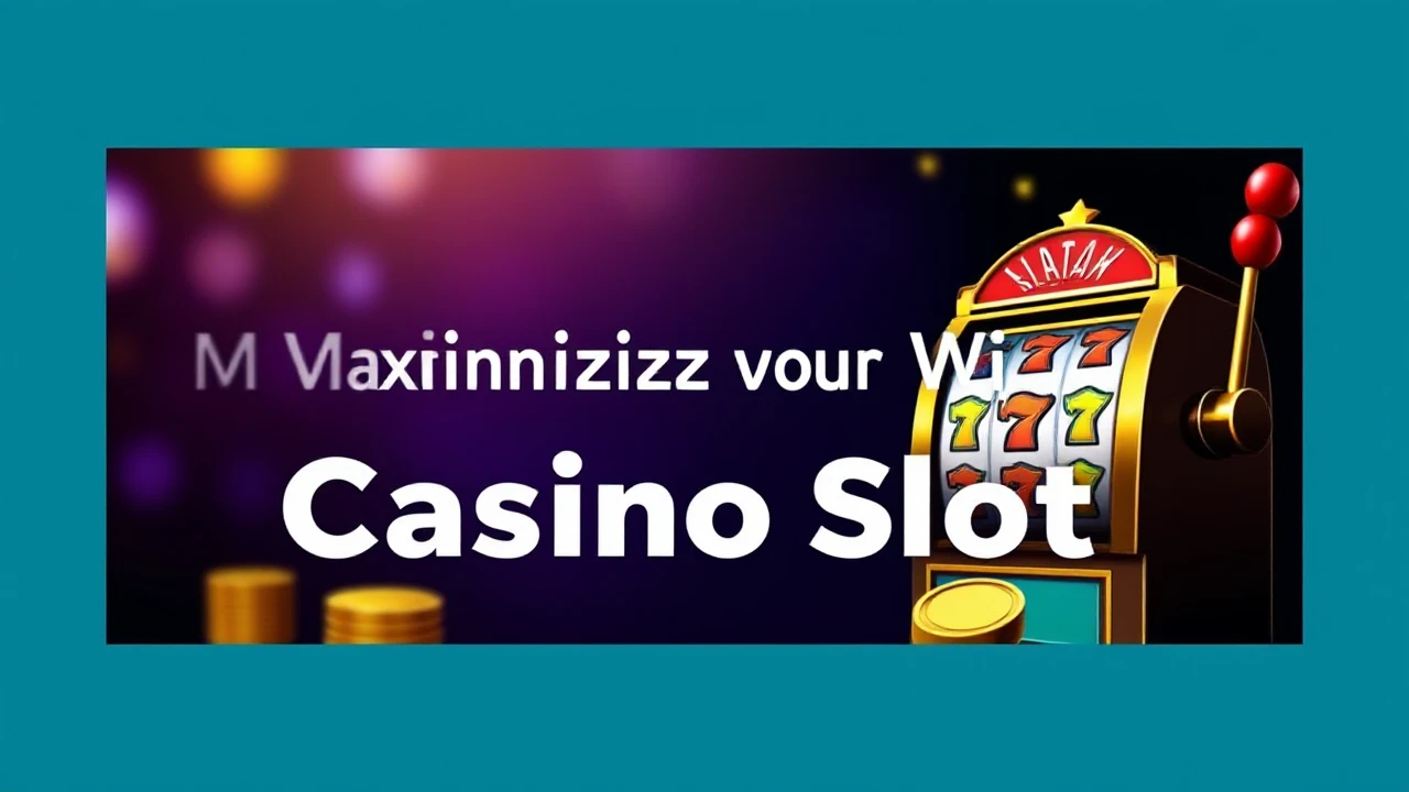 The Ultimate Guide to Maximizing Your Wins at Casino Slots