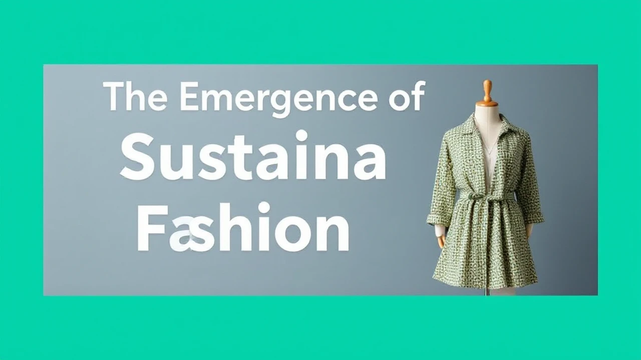 The Emergence of Sustainable Fashion: An Extensive Manual