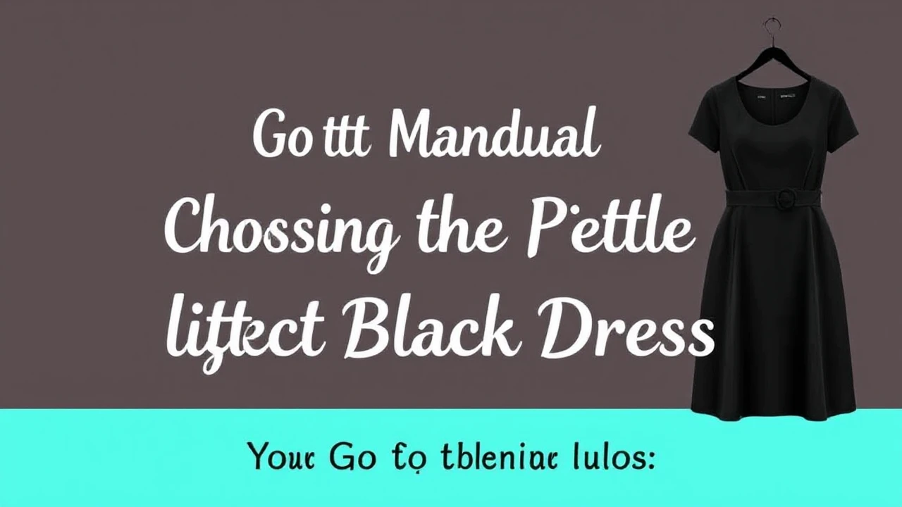 Your Go-To Manual of Choosing the Perfect Little Black Dress