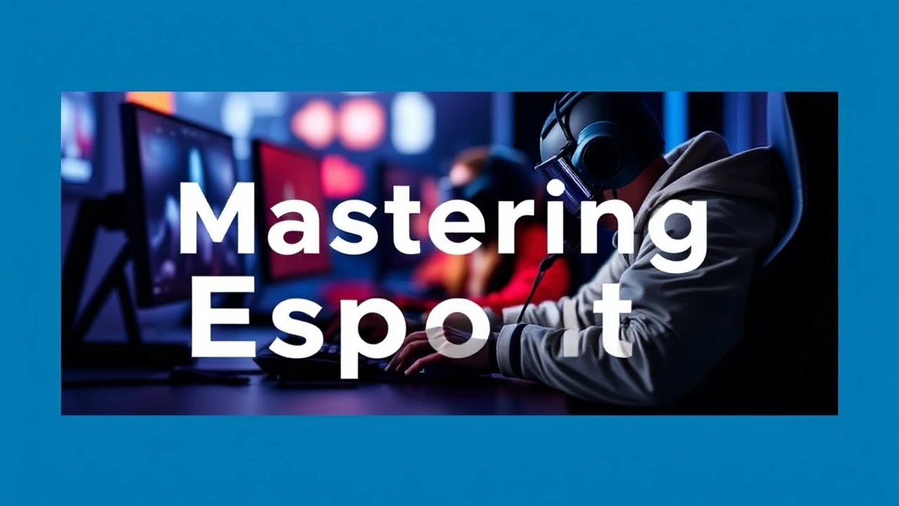 Mastering Esports: A Beginner's Guide to High-Level Gaming