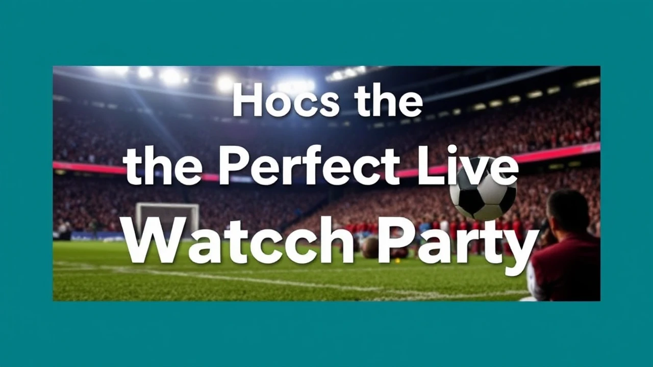 How to Host the Perfect Live Football Watch Party