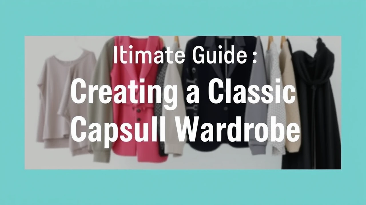 The Ultimate Guide to Creating a Classic Capsule Wardrobe