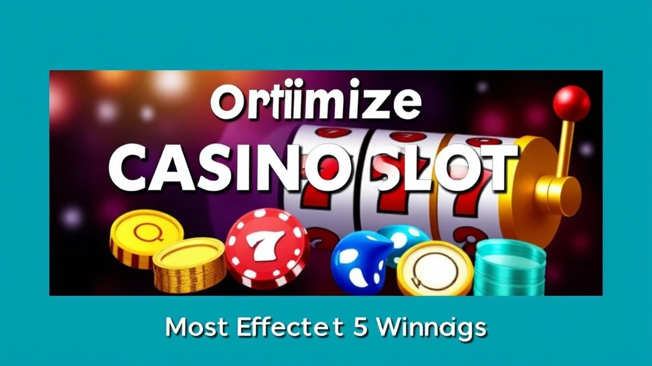 Optimize Your Casino Slot Winnings: Most Effective 5 Strategies
