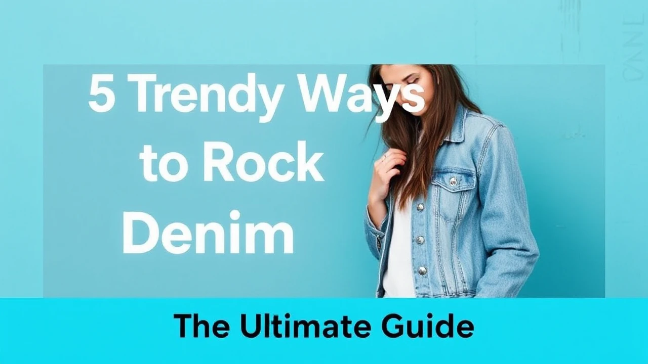 5 Trendy Ways to Rock Denim Jackets During the Current Season: Your Ultimate Guide