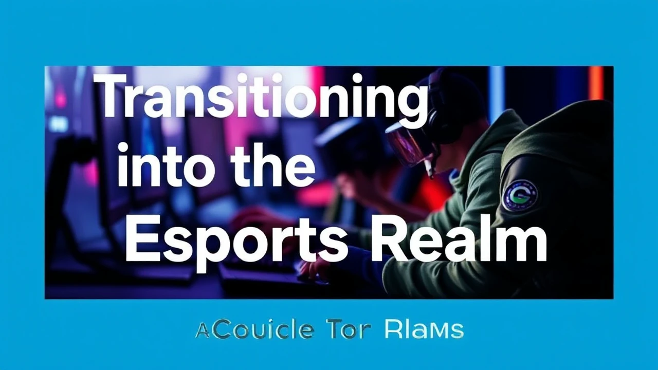 Transitioning into the Esports Realm: A Guide for Players