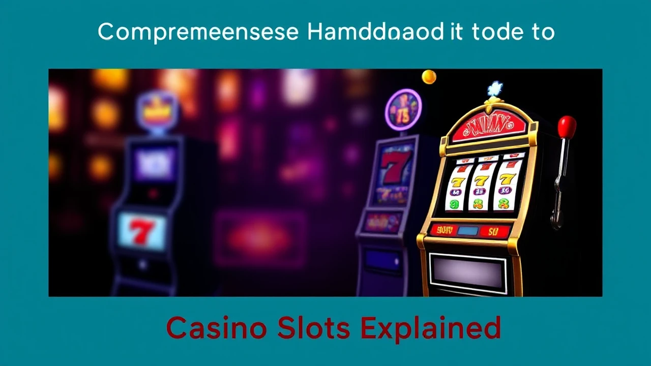 A Comprehensive Handbook to Casino Slots Explained